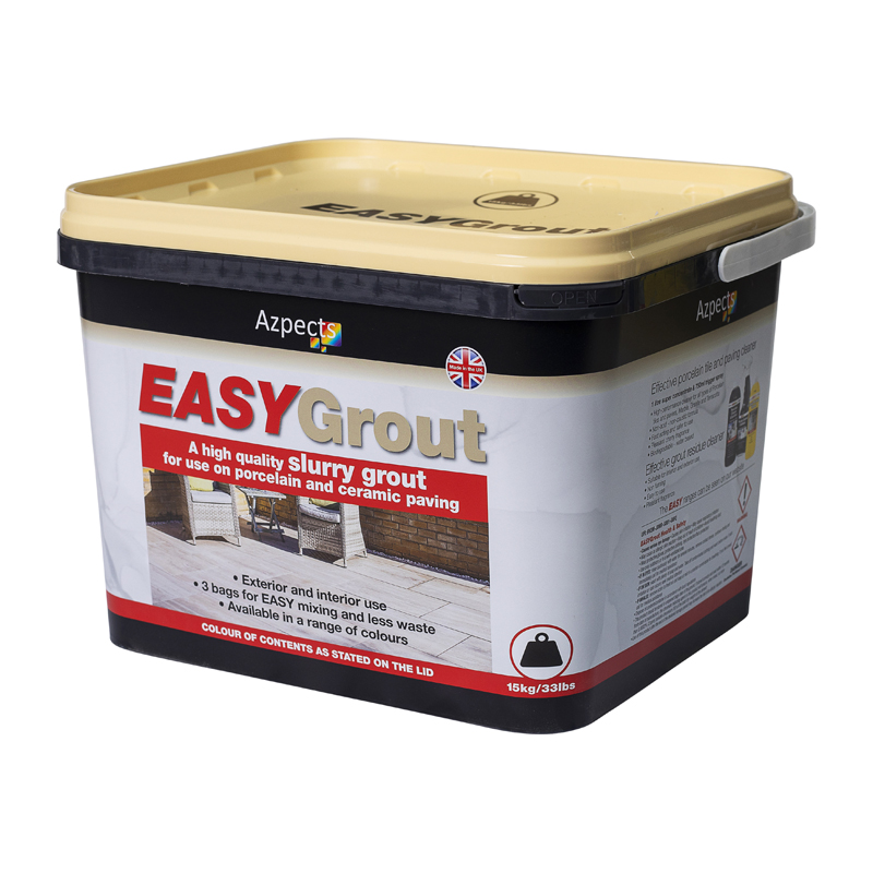 Azpects EASYGrout Porcelain Paving Grout – Crema 15kg
