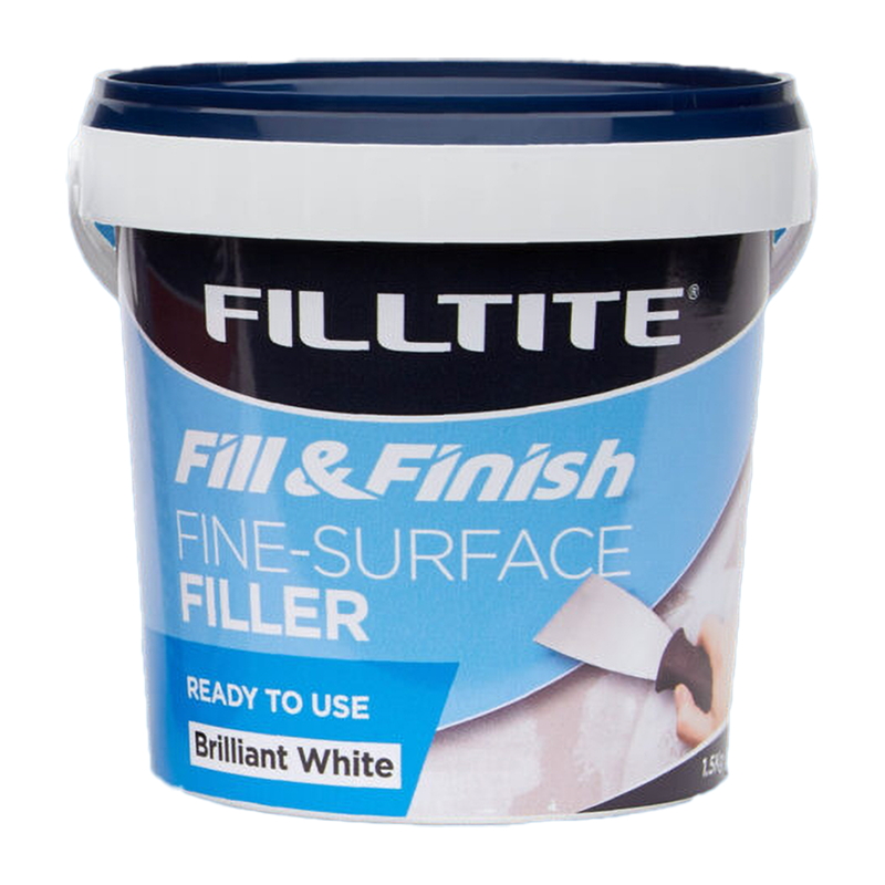 Filltite Fill & Finish Ready Mixed Fine Surface Filler White 1.5kg