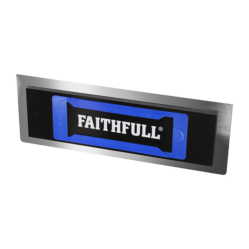 Faithfull Flexifit Steel Trowel & Foam 350mm (14″)