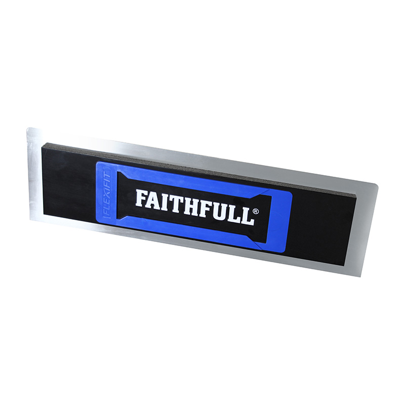 Faithfull Flexifit Steel Trowel & Foam 450mm (18″)