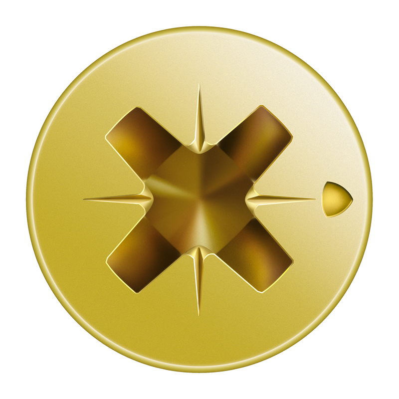 Spax YELLOX Pozi Z1 Universal Countersunk Screws 3mm x 20mm (200 Pack)