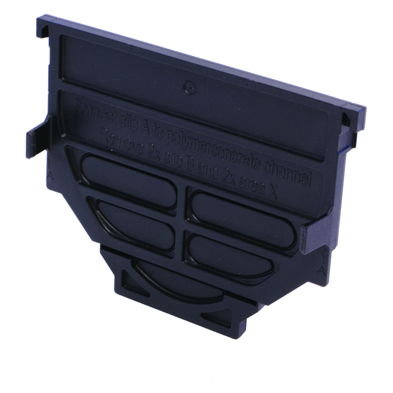 ACO HexDrain/RainDrain Closing End Cap – Black Plastic