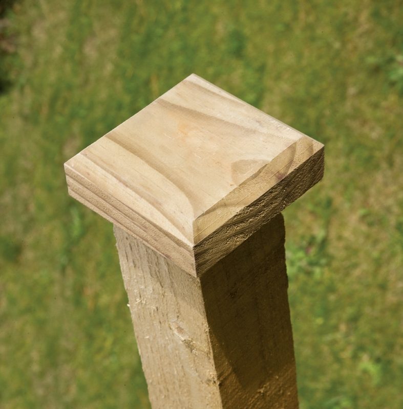 5″ Heavy-duty Green Post Cap 120mm x 120mm (for 100mm Post)