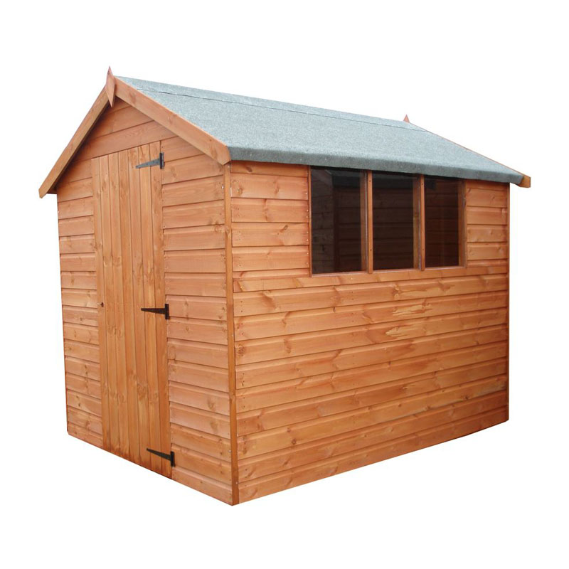 Treated T&G Apex Shed with Windows 1.83m x 1.22m (6’x 4′)