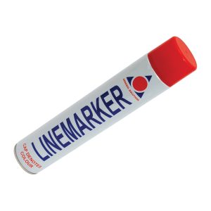 Aerosol Line Marking Spray Paint - Red (750ml)