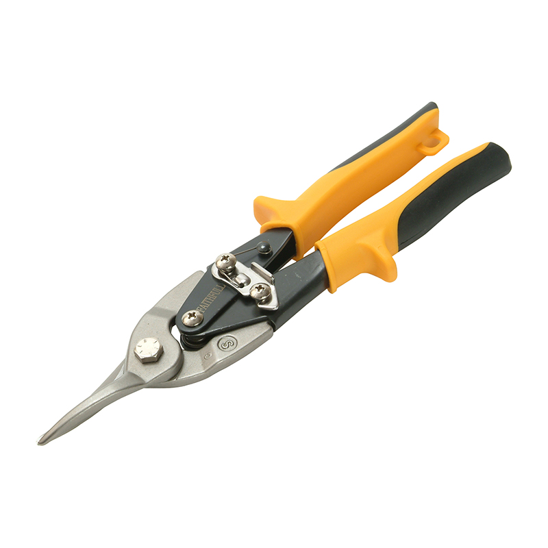 Faithfull Aviation Snips Straight Cut Yellow 250mm (10″)