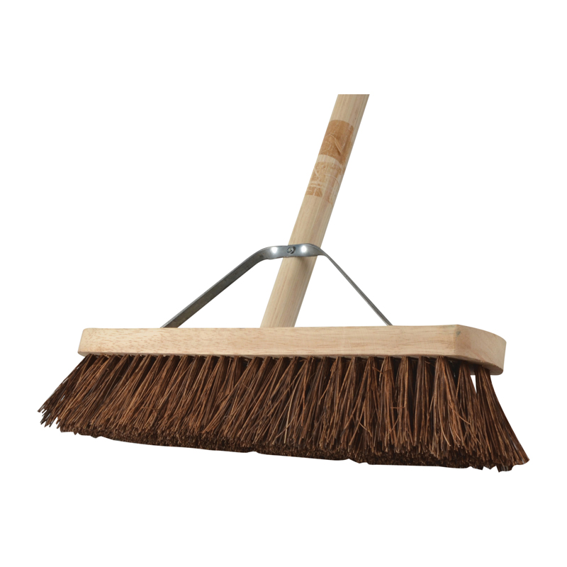 Faithfull Stiff Bassine Broom 450mm (18in) with Handle & Stay