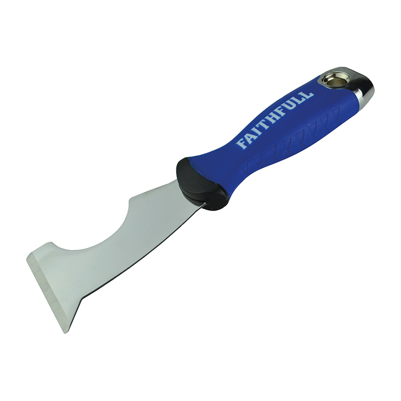 Faithfull Soft Grip Decorators 4-In-1 Tool