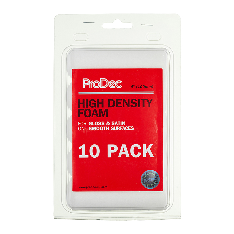 ProDec High Density Foam 4″ Mini Rollers (10 Pack)