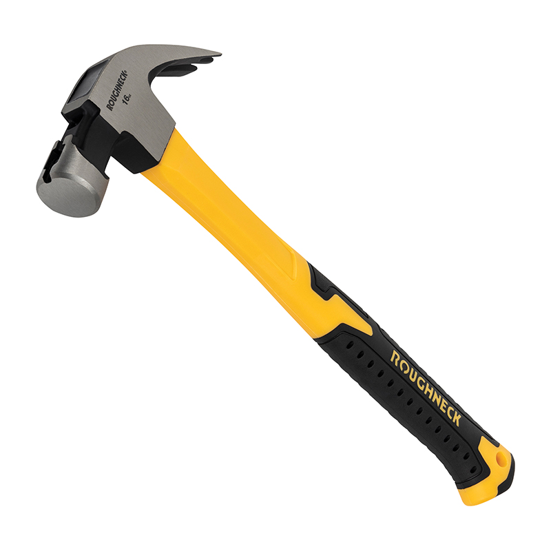 Roughneck Claw Hammer with Fibreglass Shaft 454g (16oz)