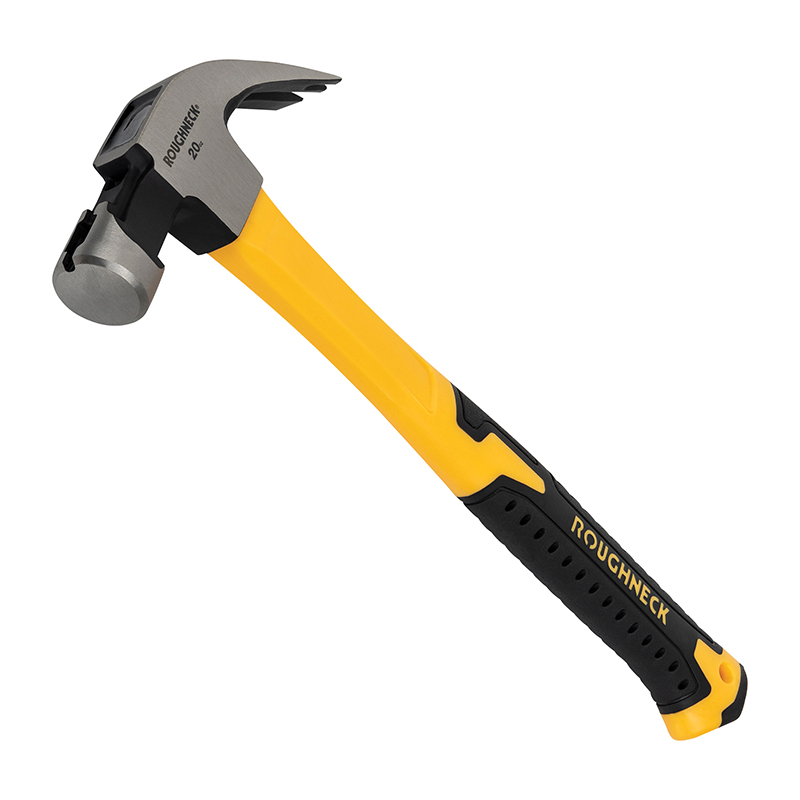 Roughneck Claw Hammer with Fibreglass Shaft 567g (20oz)
