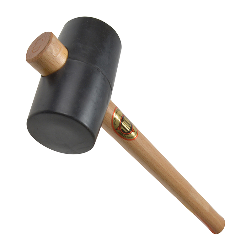 Thor Rubber Mallet 2.5″ Black 675g (24oz)