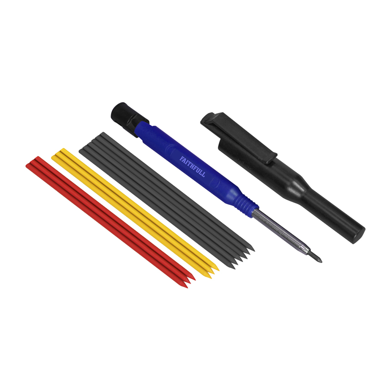 Faithfull Long Reach Pencil Marking Set
