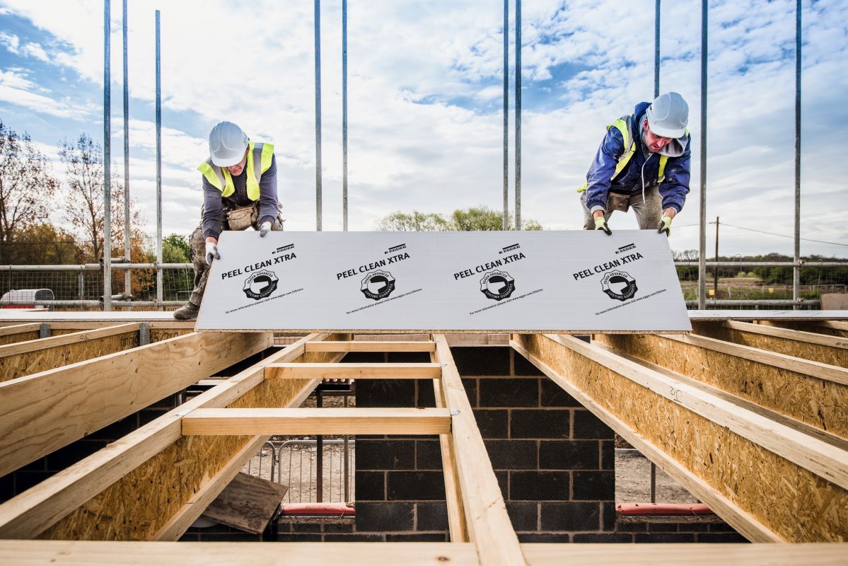 22mm EGGER Peel Clean Xtra Chipboard T&G Flooring (2400mm x 600mm)