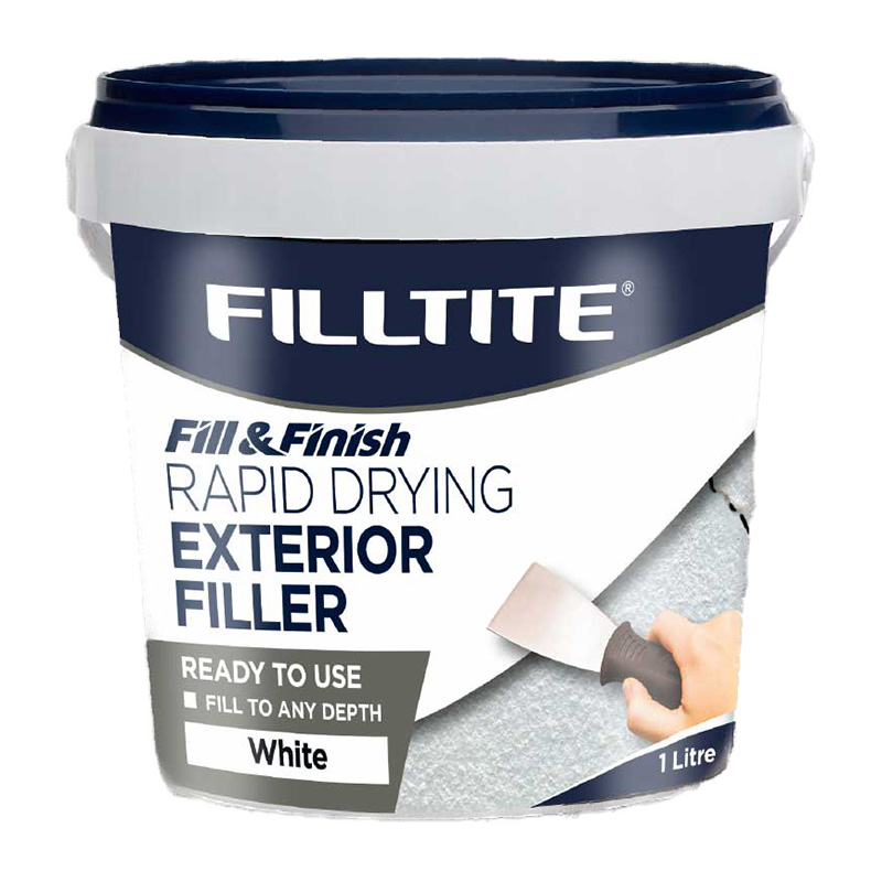 Filltite Fill & Finish Rapid Drying Exterior Ready Mixed Filler 1L