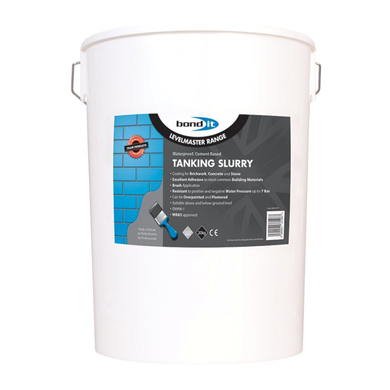 Bond It Tanking Slurry In Mixing Bucket – Grey 20kg