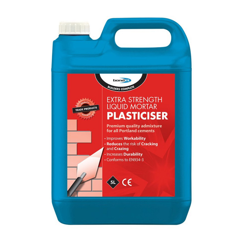 Bond It Liquid Mortar Plasticiser – Red 5L