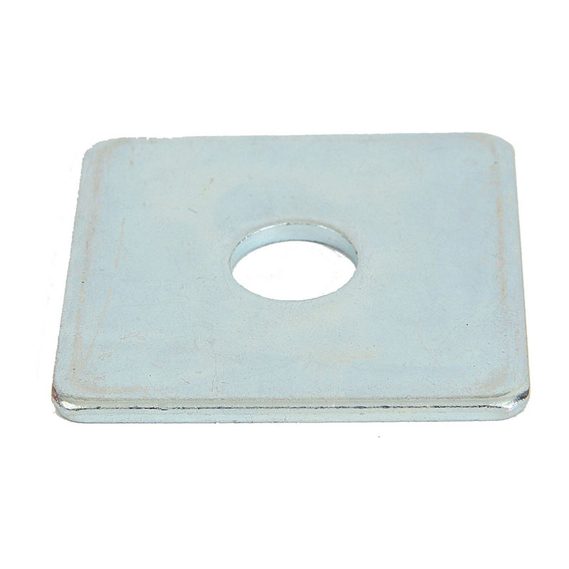 Square Plate Washer BZP 50mm with 16mm Hole