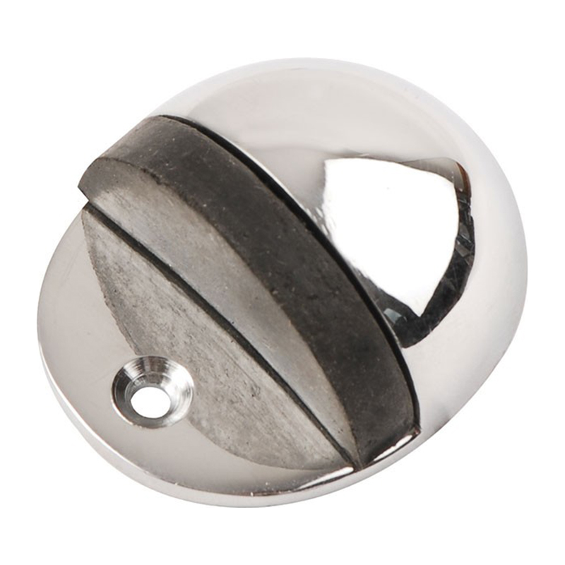 Union Oval Door Stop 51mm x 44mm – Polished Chrome