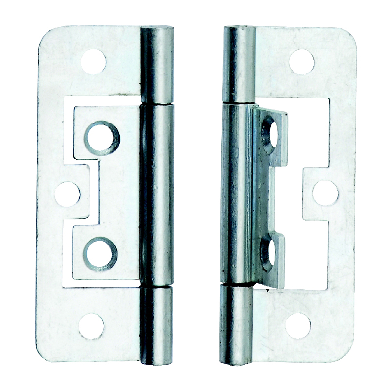 Light Duty Flush Hinge 50mm – Zinc Plate