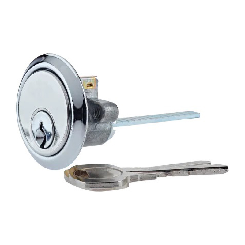 Yale Rim Cylinder Replacement with 4 Keys – Chrome