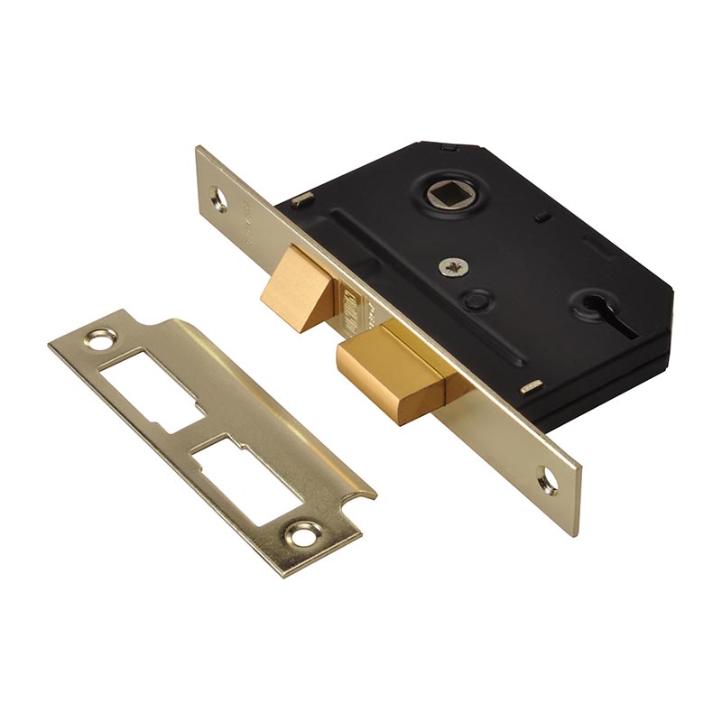 Union Essentials 3 Lever Mortice Sashlock 58mm Backset – Chrome