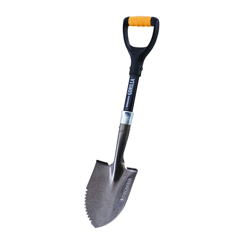 Roughneck Gorilla Sharp Edge Micro Shovel – Round Point (150mm x 685mm)