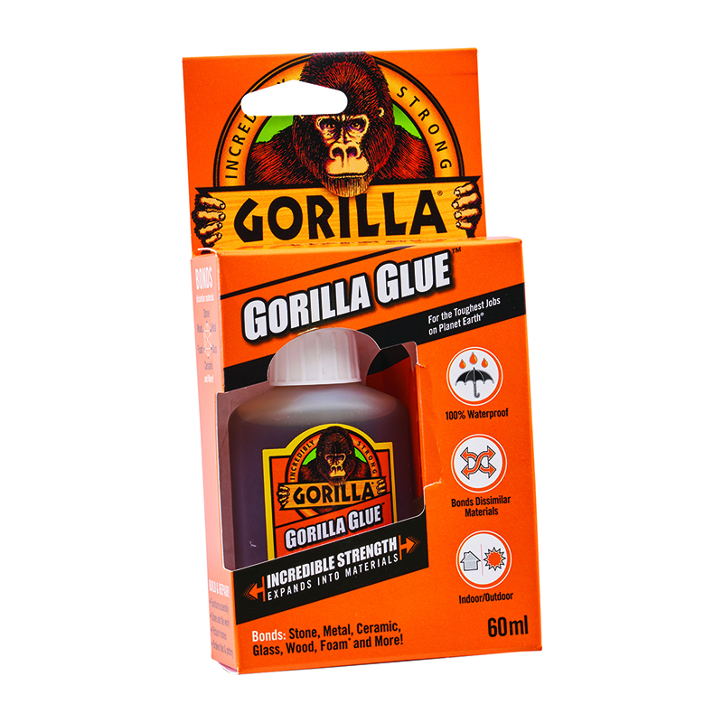 Gorilla Polyurethane Glue – Brown (60ml)