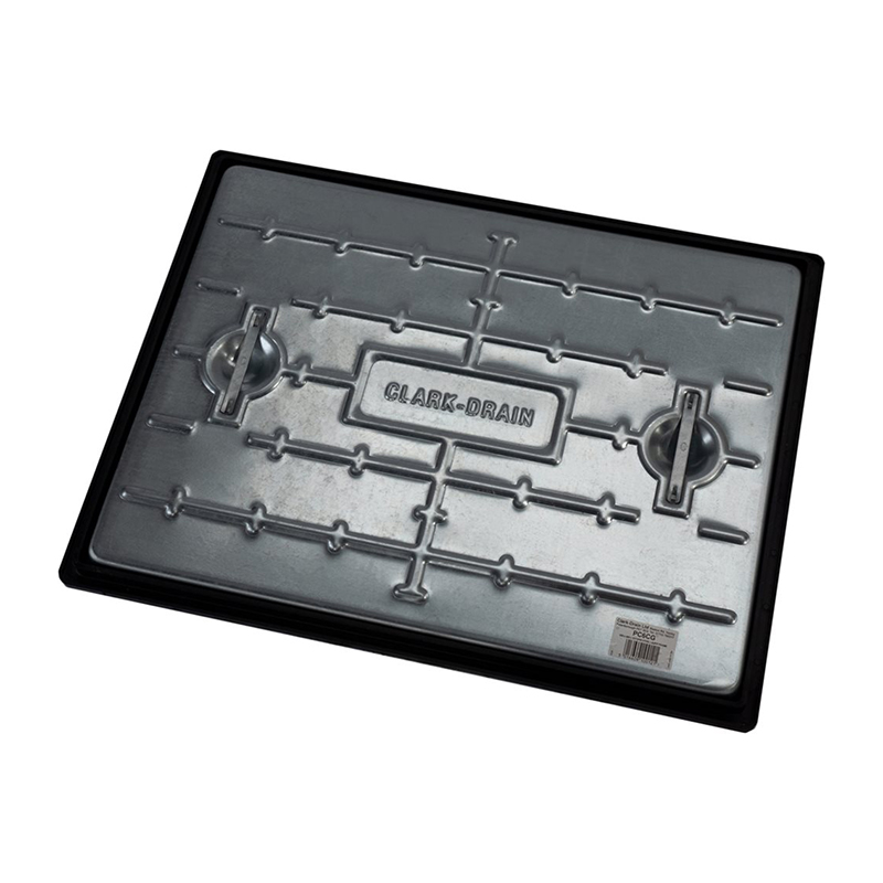Clark-Drain Galvanised Steel Manhole Cover & Frame 10t – PC6CG (600mm x 450mm)