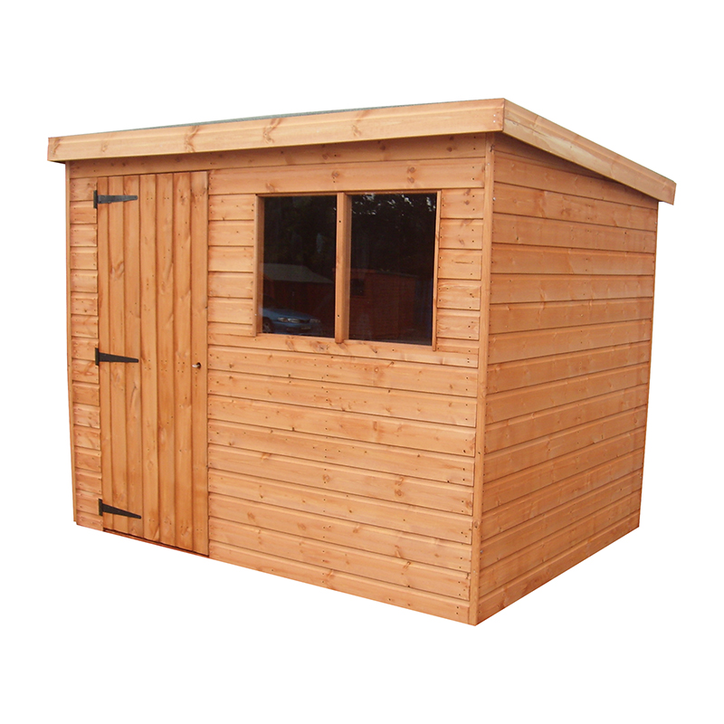 Treated T&G Pent Shed with Windows 1.83m x 1.22m (6′ x 4′)