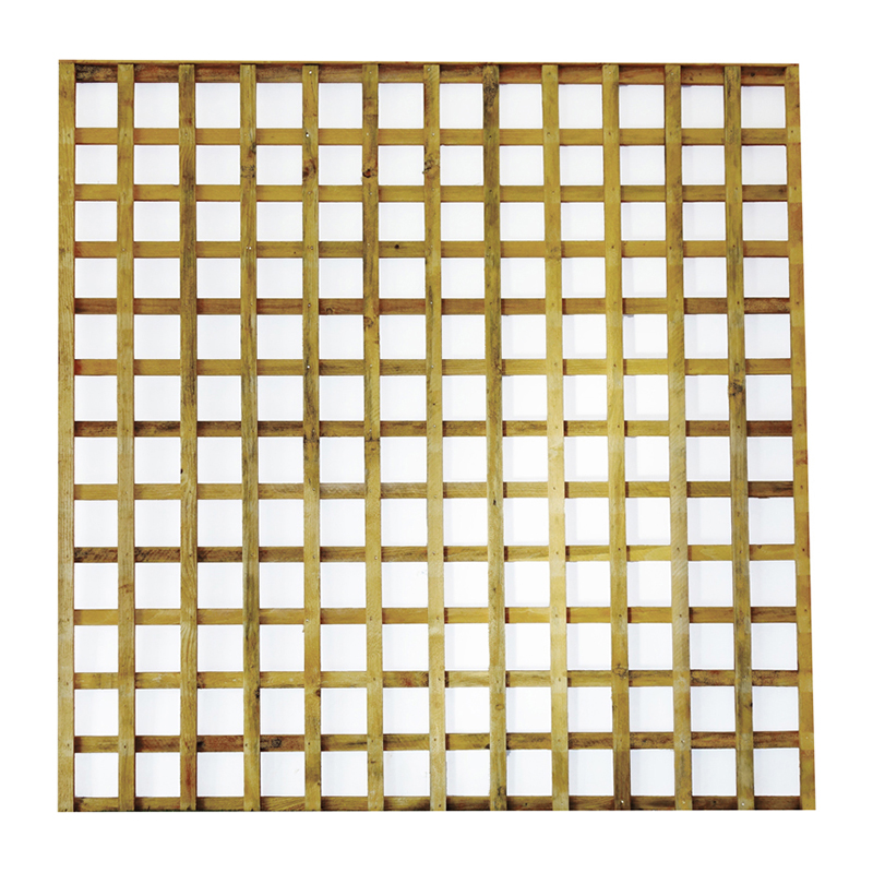 Square Trellis Panel – Pressure Treated Green 1.8m x 1.83m (6′ x 6′)