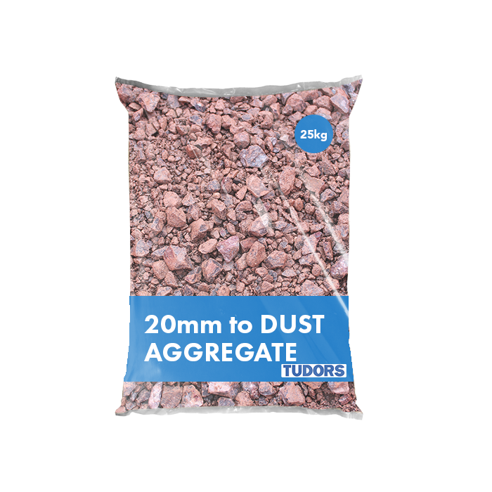 Aggregate 20mm To Dust (25kg Poly Bag)