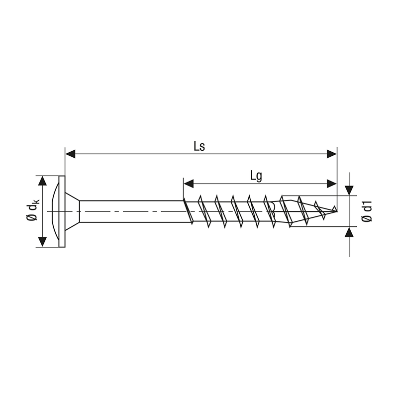 Spax WIROX Washer Head T-Star Plus T30 Screw 6mm x 160mm