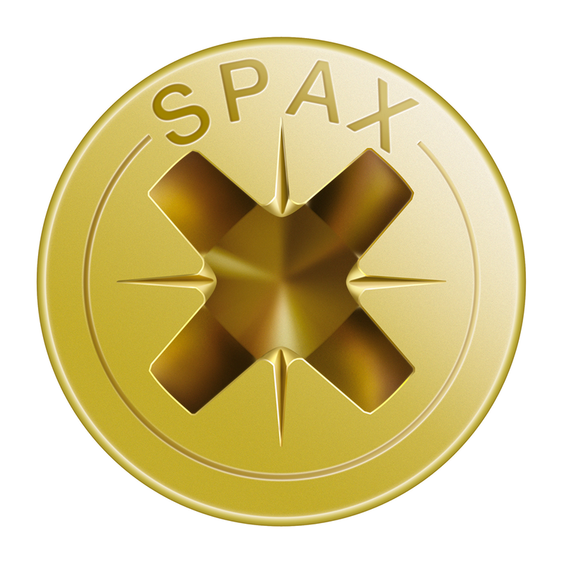 Spax YELLOX Pozi Z2 Universal Countersunk Screws 4mm x 30mm (200 Pack)