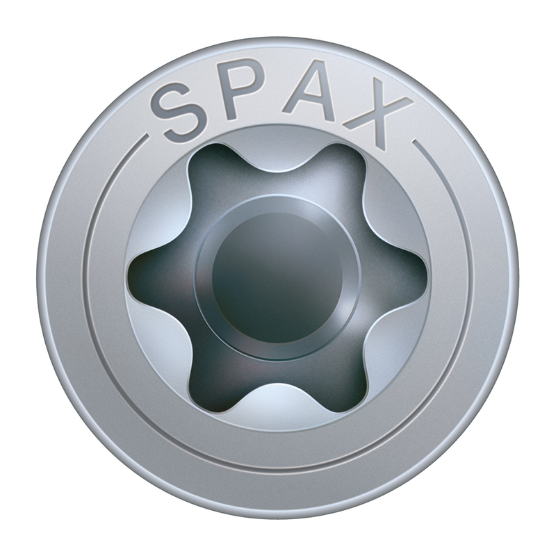 Spax WIROX Universal Countersunk T-Star Plus T20 Screws 4.5mm x 70mm (100 Pack)