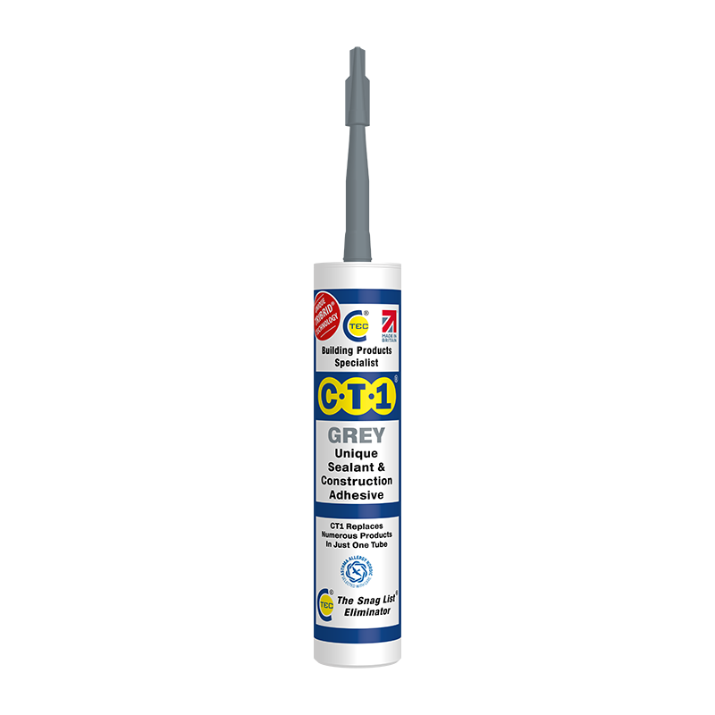 C-TEC CT1 TRIBRID® Multi Purpose Sealant & Adhesive – Grey 290ml