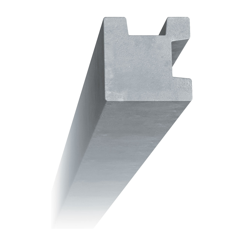 Concrete Slotted Corner Fence Post 2.135m (7ft)