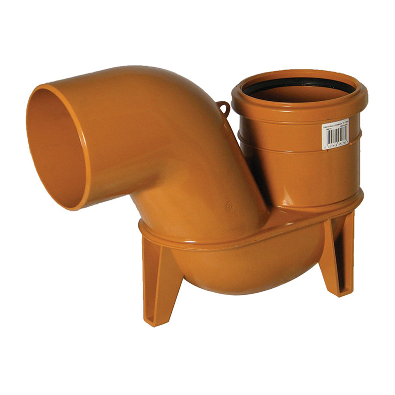 FloPlast 110mm Lower Back ‘P’ Trap – Orange/Brown