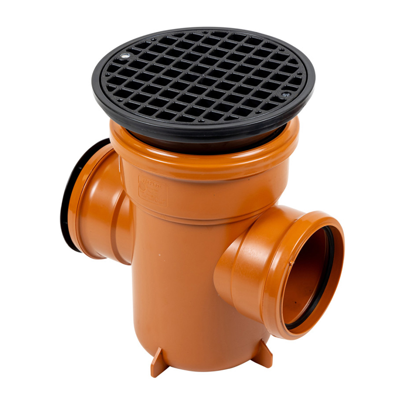 FloPlast 110mm Circular Grid Back Inlet Bottle Gully