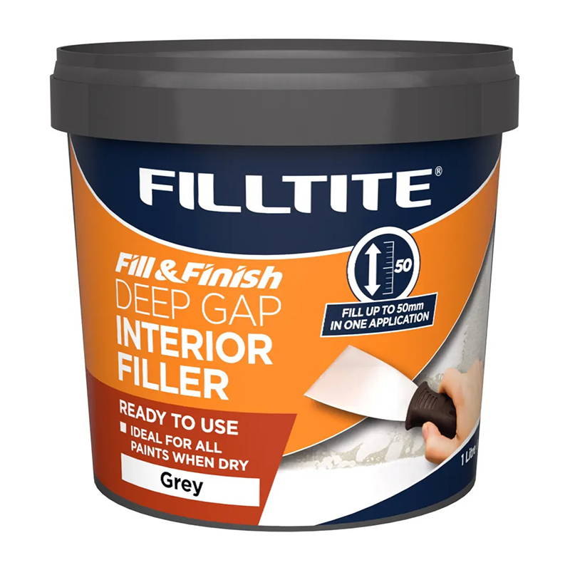 Filltite Ready to Use Deep Gap Interior Filler Grey 1L