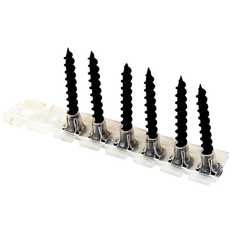 Drywall Screws Coarse Thread Collated 3.5mm x 38mm – Black (1000 Pack)