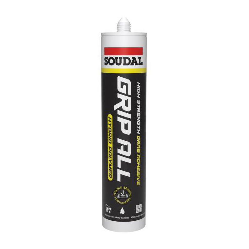 Soudal Grip All Hybrid Polymer Adhesive – Grey 290ml