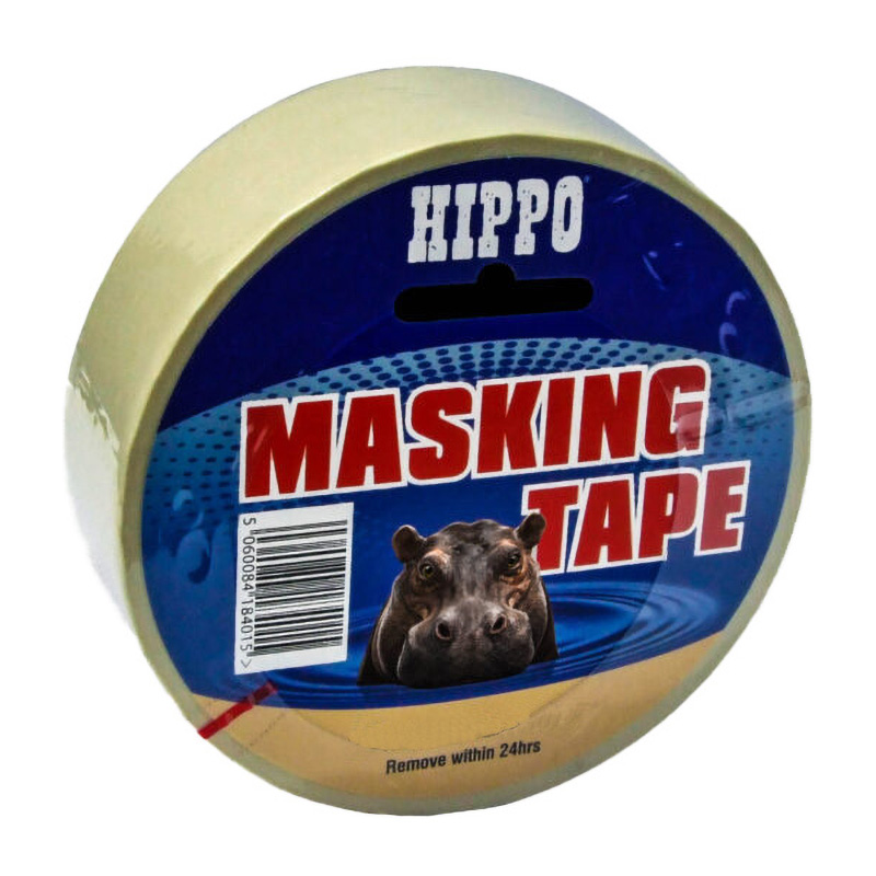 Hippo Masking Tape – Beige (75mm x 50m)