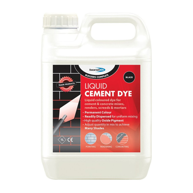 Bond It Liquid Cement Dye – Black 1L