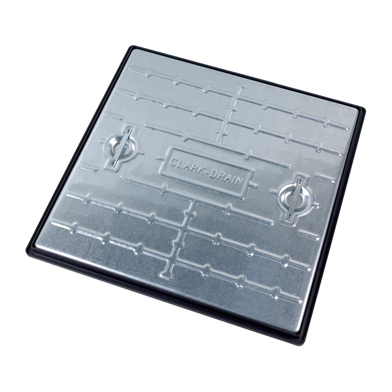 Clark-Drain Galvanised Steel Manhole Cover & Frame 5t – PC7BG (600mm x 600mm)