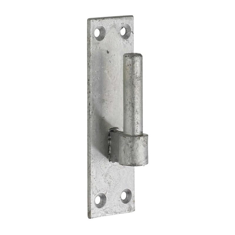 Perry Hinge Hook on Plate No.140 – Galvanised 12mm (½”) for 8″-16″ Bands