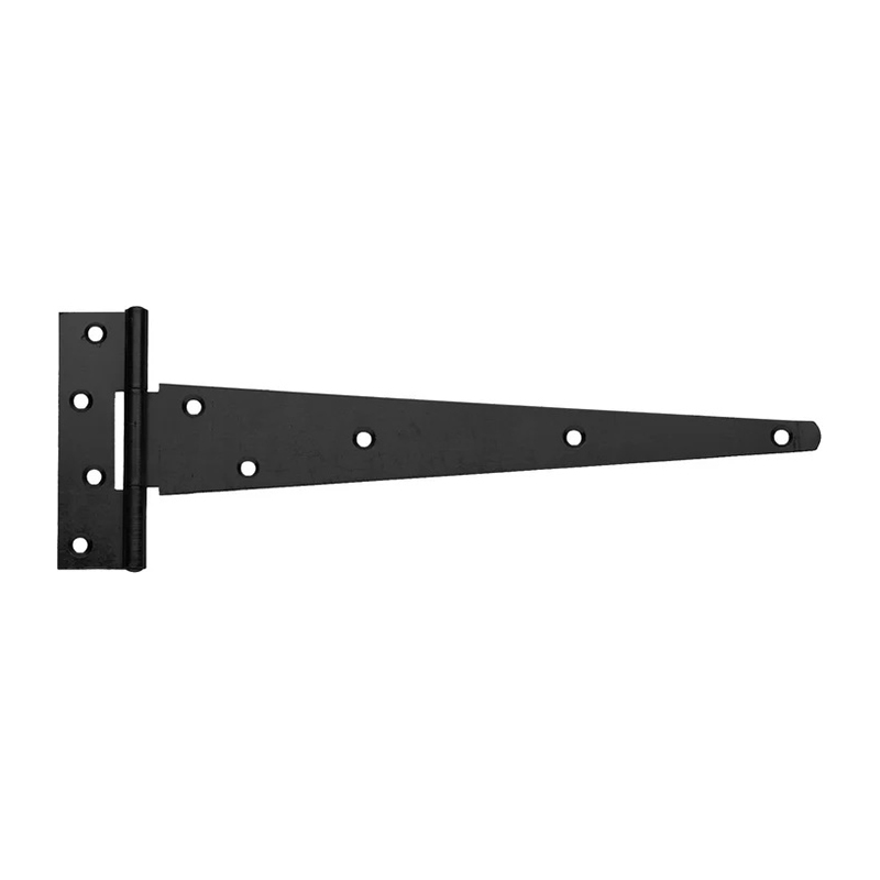 Perry Medium Duty Tee Hinges No.121 – Black 300mm / 12″ (Pair)