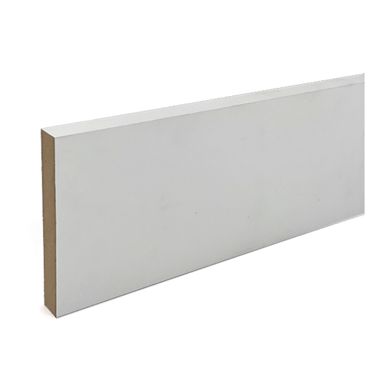 MDF Skirting – Planed Square Edge PSE 18mm x 94mm Primed (5.4m)