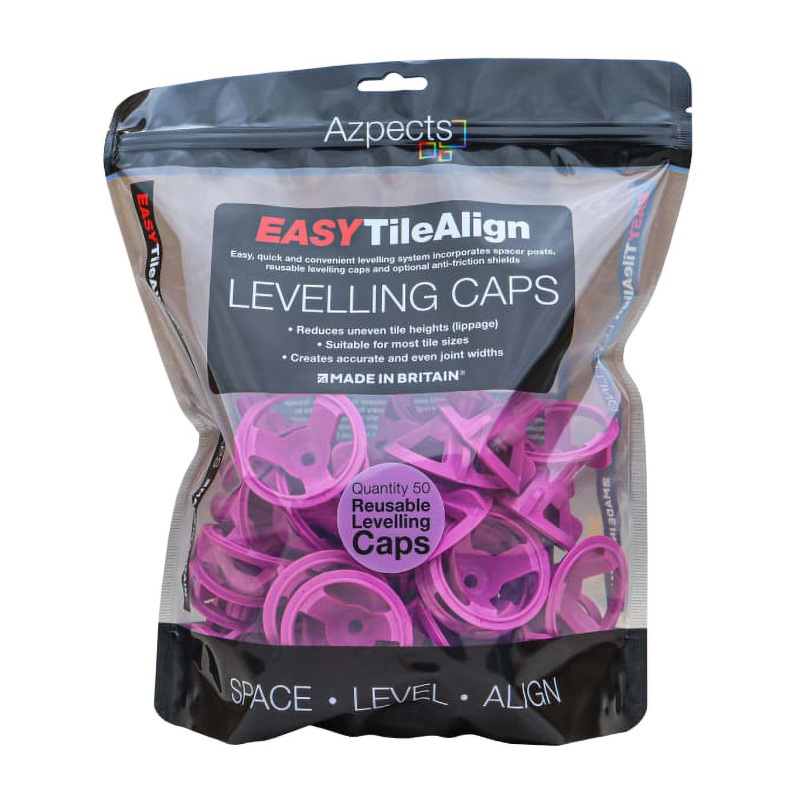 Azpects EASYTileAlign Levelling Caps (50 Pack)