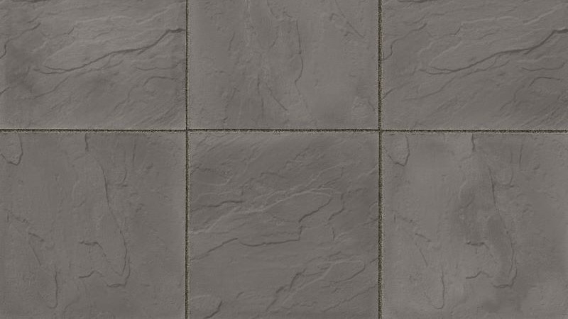 Stonemarket Ryton Riven Utility Concrete Paving Slab – Charcoal (600mm x 600mm x 38mm)